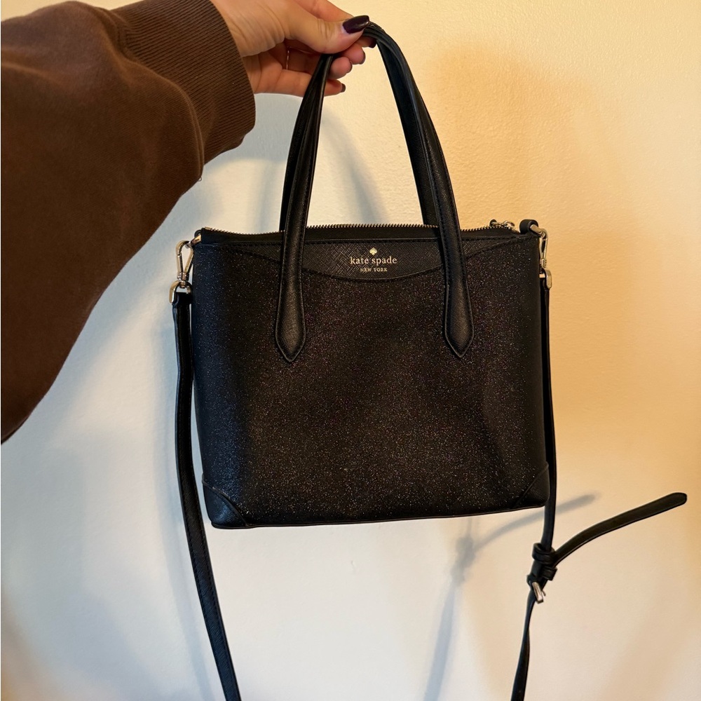 Black, glitter Kate Spade Purse
